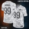 Men's Los Angeles Rams Aaron Donald Nike Arctic Camo Salute To Service Retired Player Limited Jersey