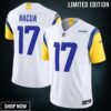 Men's Los Angeles Rams Puka Nacua Nike White Vapor F.u.s.e. Limited Jersey