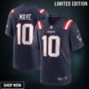 Men's New England Patriots Drake Maye Nike Navy Player Game Jersey