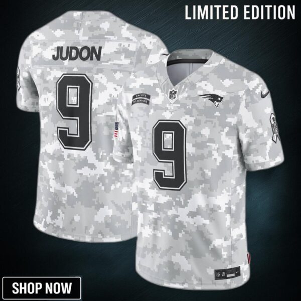 Men's New England Patriots Matthew Judon Nike Arctic Camo Salute To Service Limited Jersey