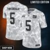 Men's New York Giants Kayvon Thibodeaux Nike Arctic Camo Salute To Service Limited Jersey