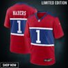 Men's New York Giants Malik Nabers Nike Century Red Alternate Game Jersey