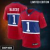 Men's New York Giants Malik Nabers Nike Century Red Alternate Game Jersey