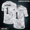 Men's New York Jets Sauce Gardner Nike Arctic Camo Salute To Service Limited Jersey