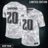 Men's Philadelphia Eagles Brian Dawkins Nike Arctic Camo Salute To Service Retired Player Limited Jersey