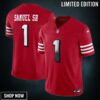Men's San Francisco 49ers Deebo Samuel Sr Nike Scarlet Alternate Vapor F.u.s.e. Limited Jersey