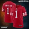 Men's San Francisco 49ers Deebo Samuel Sr Nike Scarlet Game Jersey
