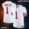Men's San Francisco 49ers Deebo Samuel Sr Nike White Vapor F.u.s.e. Limited Jersey