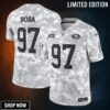Men's San Francisco 49ers Nick Bosa Nike Arctic Camo Salute To Service Limited Jersey