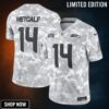 Men's Seattle Seahawks Dk Metcalf Nike Arctic Camo Salute To Service Limited Jersey