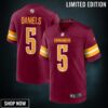 Men's Washington Commanders Jayden Daniels Nike Burgundy Player Game Jersey