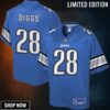 Mens Detroit Lions Quandre Diggs Nfl Pro Line Team Color Jersey