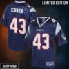 Mens New England Patriots Nate Ebner Nfl Pro Line Navy Team Color Jersey