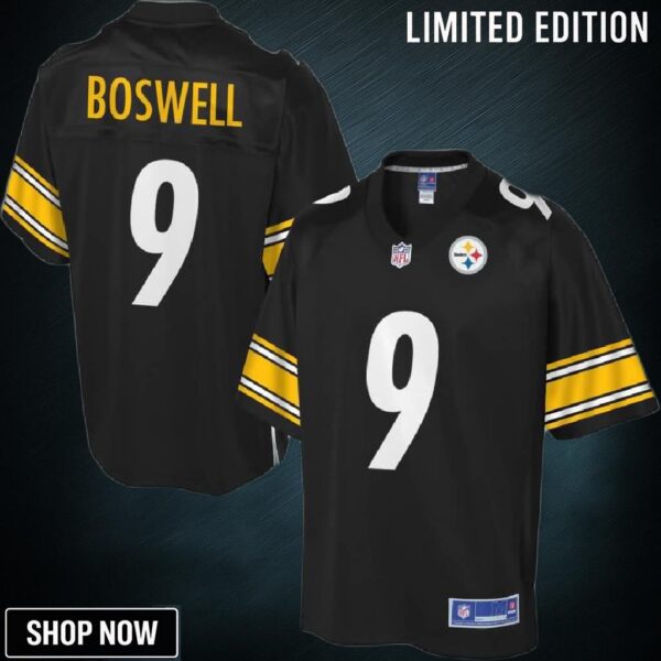 Mens Pittsburgh Steelers Chris Boswell Nfl Pro Line Black Team Color Jersey