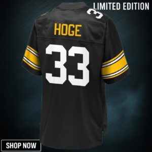Merril Hoge Pittsburgh Steelers Nfl Pro Line Retired Player Jersey - Black