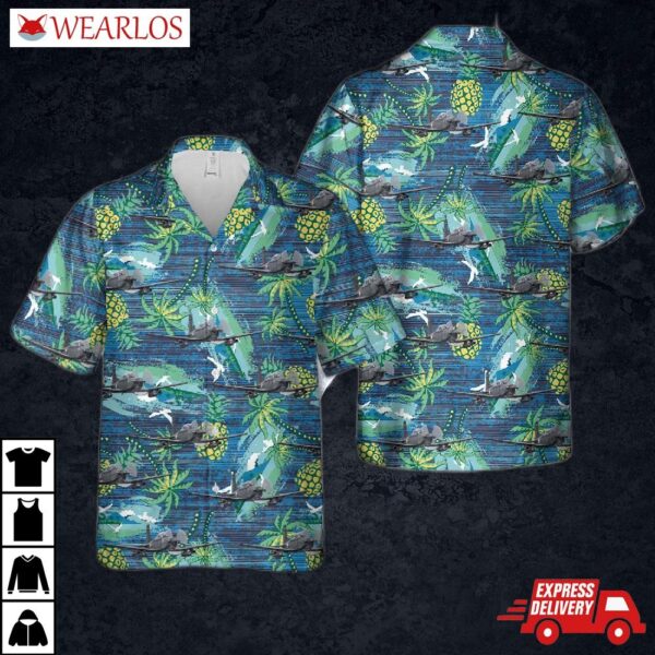 Mexican Air Force Pilatus Pc-7 Hawaiian Shirt