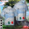 Mexican Air Force Sikorsky Uh-60m Black Hawk (s-70a) Hawaiian Shirt