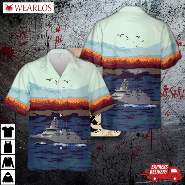 Mexican Navy Frigate Arm Benito Juarez (f 101) Hawaiian Shirt