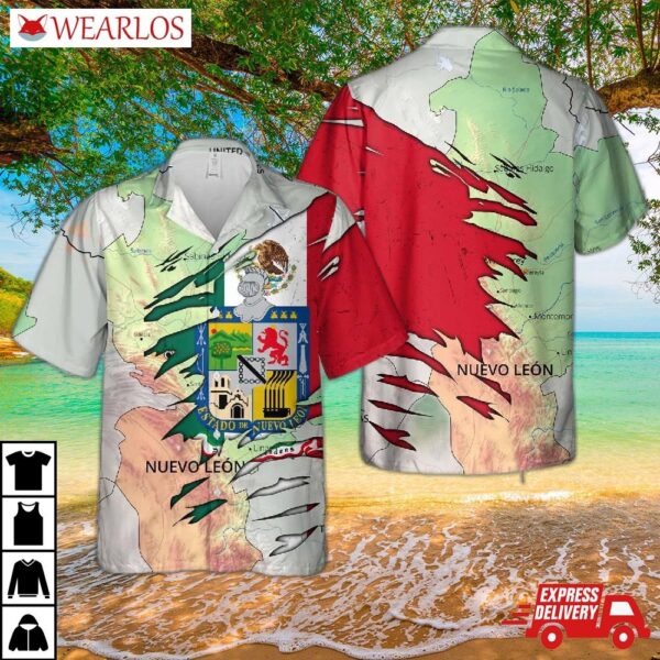 Mexico Nuevo León Hawaiian Shirt