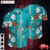 Miami Dolphins Floral Burst Hawaiian Shirt