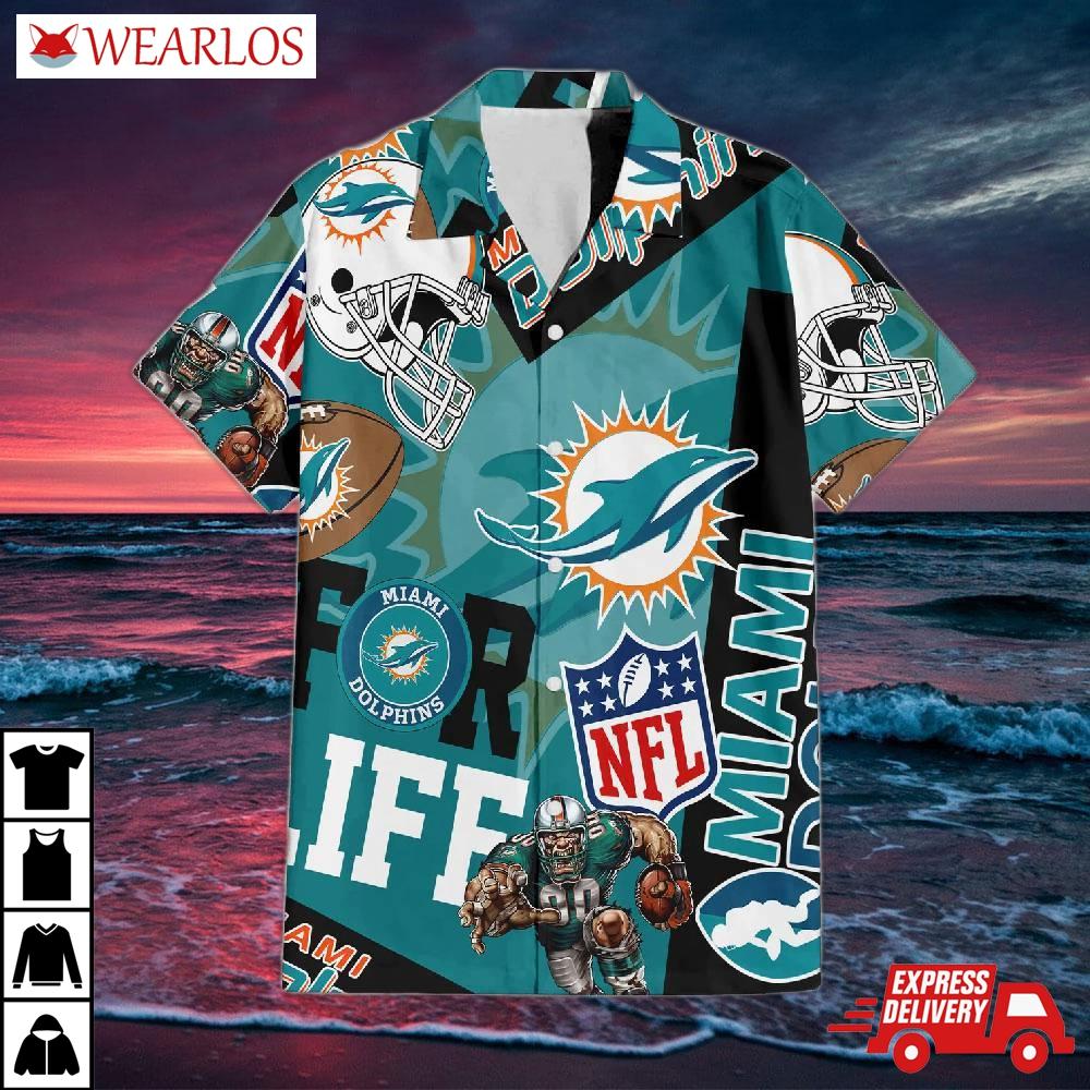 Miami Dolphins For Life Hawaiian Shirt