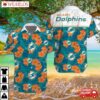 Miami Dolphins Hibiscus Paradise Hawaiian Shirt