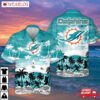 Miami Dolphins Sunset Beach Play Hawaiian Shirt