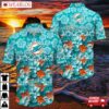 Miami Dolphins Tropical Bloom Hawaiian Shirt
