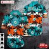 Miami Dolphins Tropical Skyline Hawaiian Shirt