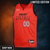 Miami Heat Nike City Edition Swingman Jersey - Custom Youth