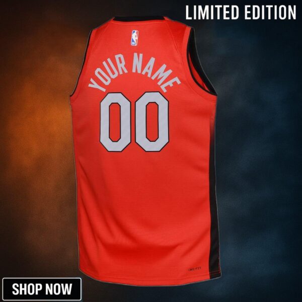 Miami Heat Nike City Edition Swingman Jersey - Custom Youth