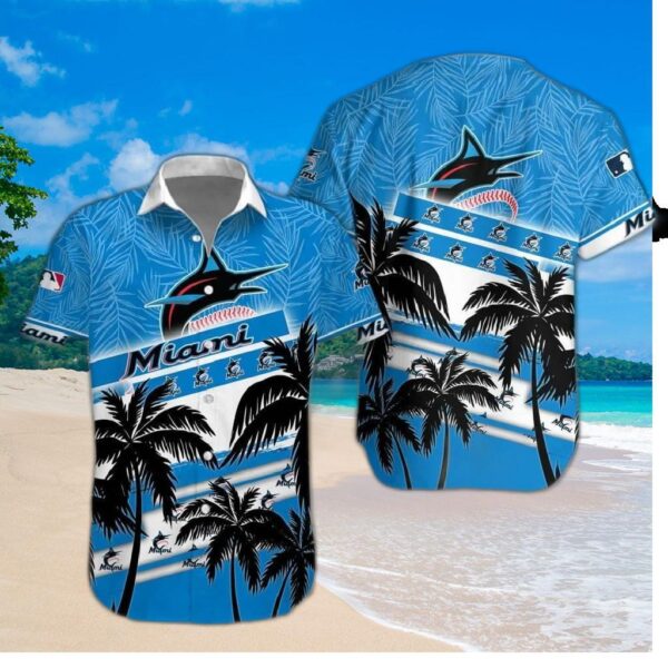 Miami Marlins Ocean Breeze Hawaiian Shirt
