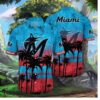 Miami Marlins Sunset Palm Hawaiian Shirt