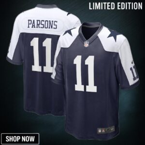 Micah Parsons 11 Dallas Cowboys Alternate Game Jersey - Navy