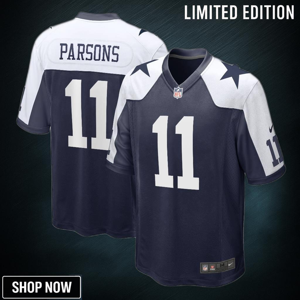 Micah Parsons Dallas Cowboys Alternate Game Jersey - Navy Nfl