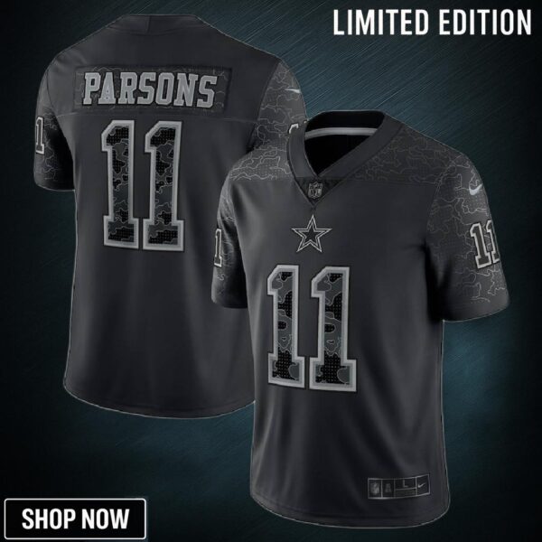 Micah Parsons Dallas Cowboys Rflctv Limited Jersey - Black