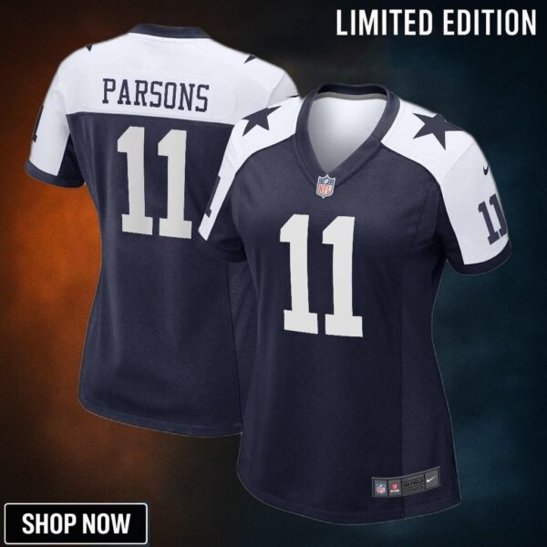 Micah Parsons Dallas Cowboys Womens Alternate Game Jersey - Navy Nfl