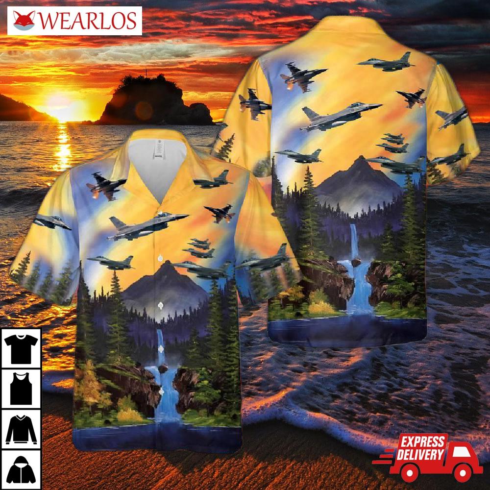Michigan Air National Guard Hawaiian Shirt