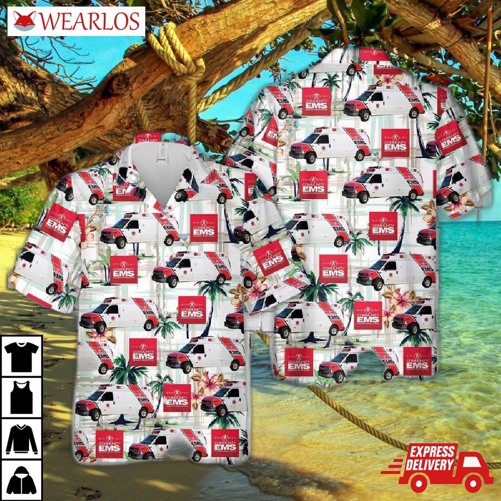 Michigan Community Ems Hawaiian Shirt