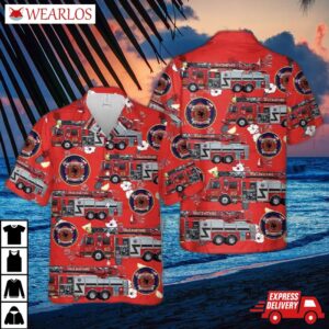 Midland Texas Fire Department Hawaiian Shirt