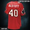 Mike Alstott Tampa Bay Buccaneers Nfl Pro Line Retired Player Jersey - Red