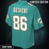 Mike Gesicki Miami Dolphins Nfl Pro Line Youth Player Jersey - Aqua