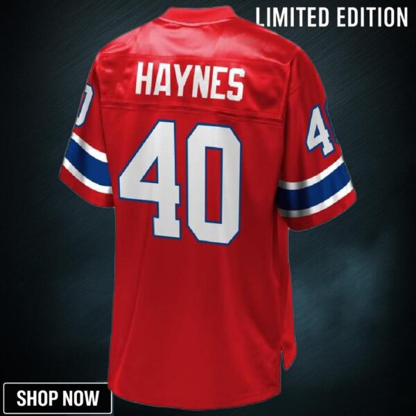 Mike Haynes New England Patriots Nfl Pro Line Retired Player Jersey - Red