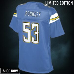 Mike Pouncey Los Angeles Chargers Nfl Pro Line Womens Alternate Player Jersey - Powder Blue
