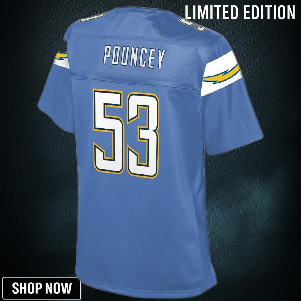 Mike Pouncey Los Angeles Chargers Nfl Pro Line Womens Alternate Player Jersey - Powder Blue