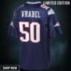 Mike Vrabel New England Patriots Nfl Pro Line Retired Player Jersey - Navy