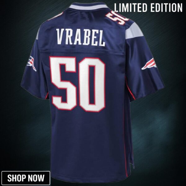 Mike Vrabel New England Patriots Nfl Pro Line Retired Player Jersey - Navy