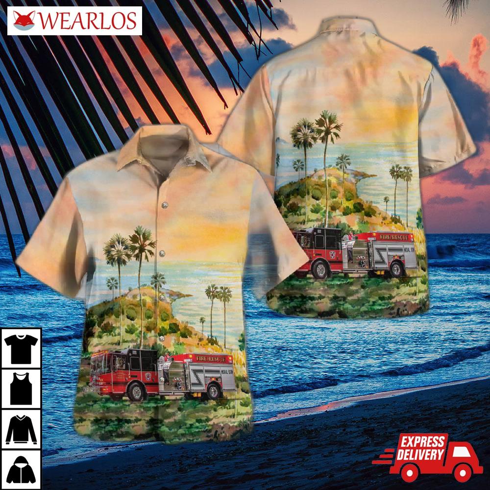 Milan Township Fire Department, Milan, Ohio Hawaiian Shirt