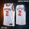 Miles Mcbride 2 New York Knicks White Jersey -23 Association Edition Swingman