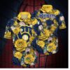 Milwaukee Brewers Floral Majesty Hawaiian Shirt